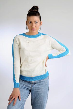 Jersey knit Estrellas Ice